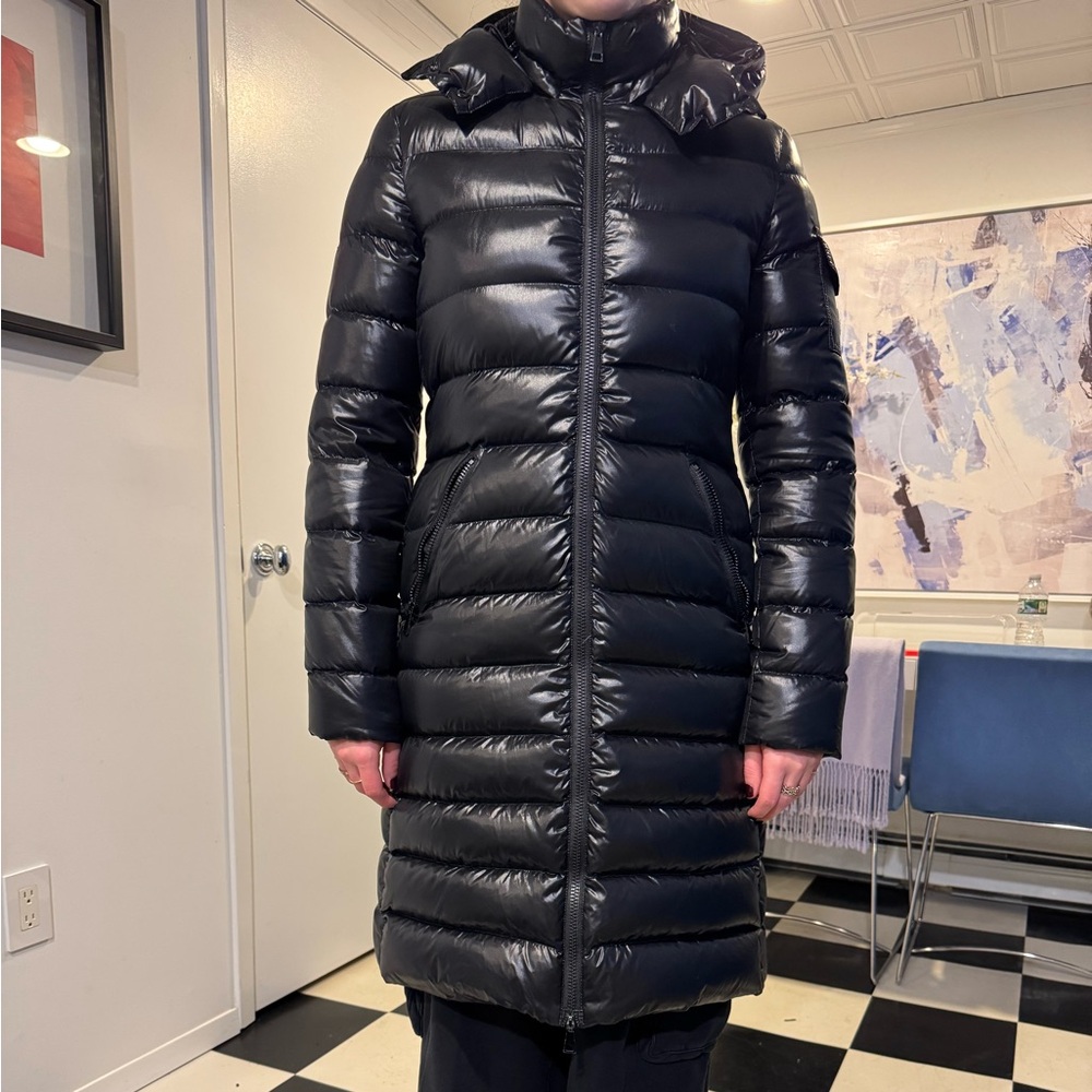 Size 2 MONCLER MOKA LONG DOWN JACKET